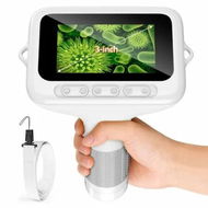 Detailed information about the product 3'' Digital Handheld Microscope with Adjustable Light 1000X 1080P Pocket Portable Mini Micro Scope,Stem Toys for Ages 5+ Boys Girls Educational Gifts-White