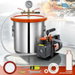 3 Gallon Vacuum Chamber Pump Set 3 CFM 1/4 HP 1 Stage Resin Silicone Degassing Pot Stainless Steel Tempered Glass Lid HVAC Air Conditioning Packaging. Available at Crazy Sales for $179.95