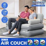 Detailed information about the product 3 In 1 Bestway Inflatable Bed Air Couch 3 Seater Lounge Recliner Chair Foldable Sofa Mat Camping Mattress Built-In Pump