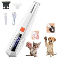 Detailed information about the product 3 In 1 Electric Dog Trimmer Rechargeable LED Light Low Noise Waterproof Pet Paw Trimmer for Small Dogs Cats