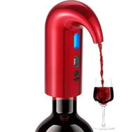 Detailed information about the product 3 in 1 Electric Wine Aerator, Decanter and Dispenser Set, USB Rechargeable Automatic Wine Pourer, Ideal Gift for Wine Lovers, Red