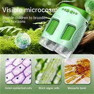 Detailed information about the product 3-in-1 Handheld Digital Portable Microscope with Telescope and Photography,2 LCD Screen,1000X Pocket Microscope for Kids