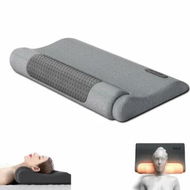 Detailed information about the product 3-in-1 Neck Massager Pillow Neck and Shoulder Massager with Heat,Premium Ergonomic Pillow Adjustable Memory Foam Pillowslifting(Grey)