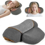 Detailed information about the product 3-in-1 Neck Massager Pillow with Heating Cervical Traction,Ergonomic Cervical Pillow for Neck Back Shoulder Relief,Cervical Traction Suppor