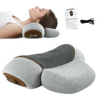 Detailed information about the product 3 in 1 Neck Massager Pillow with Heat,Pillow Massage Neck Hump Support,Shiatsu Back Shoulder Massager with Kneading,Heating Vibration