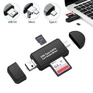 Detailed information about the product 3 In 1 OTG Card Reader Type C USB Micro USB Combo To 2 Slot TF SD Card Reader