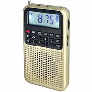 Detailed information about the product 3 in 1 Portable Radio AM FM MP3 Player Voice Recorder,Multi-Function Excellent Reception and Rechargeable Battery Small Receiver with Bluetooth Emergency Flashlight for Outdoors (Gold)