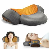 Detailed information about the product 3-in-1 Rechargeable Neck Massager Pillow Hump Deep Tissue Relief with Heating and Traction Function Hump Corrector for Women