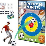 Detailed information about the product 3-in-1 Soccer Football Baseball Toss Games-Indoor Outdoor Backyard Toss Soccer Football Baseball Toys Game Set Gift for 3+ Year Old Kids Toys