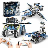 Detailed information about the product 3-in-1 STEM Robot Building Kit, 856 PCS App Remote Control Robotics Toys Educational Birthday Gifts for 10-16 Years Old Boys Girls