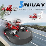 Detailed information about the product 3-in-1 UAV Mini Drone Vehicle Boat 3-in-1 RC Quadcopter With Headless Mode 2.4GHz Remote Control One Key Return 360° 3D Back