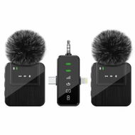 Detailed information about the product 3 in 1 Wireless Lavalier Microphone for iPhone Android, Wireless Microphones, Noise Canceling for Recording, Live Streaming, YouTube, TikTok