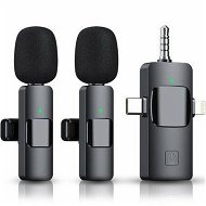 Detailed information about the product 3 in 1 Wireless Microphone,Mini Microphone,USB C Microphone,iPhone Mic,2.4G Ultra-Low Delay,Microphone for iPhone/Android/Video Recording/Vlog