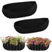 3 Pack 30 Inch Black Felt Window Box Liners,Fabric Trough Planter Basket Liners Replacement,Non Woven Hanging Plant Liner for Wall Hanging Basket. Available at Crazy Sales for $18.95