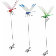 Detailed information about the product 3 Pack Dragonfly Dragonfly Clip,3D Dragonfly Garden Stakes Decor,Dragonfly Humming Bird Stakes,Deer and Horse Fly Deterrent