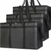3 Pack Large 79L Thermal Insulated Bags, Dual Access Hot Cold Food Carrier for Delivery Catering Shopping. Available at Crazy Sales for $29.99