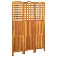 Detailed information about the product 3-Panel Room Divider 121x2x170 Cm Solid Acacia Wood