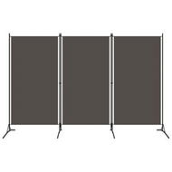 Detailed information about the product 3-Panel Room Divider Anthracite 260x180 Cm