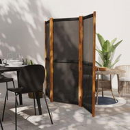 Detailed information about the product 3-Panel Room Divider Black 210x180 Cm