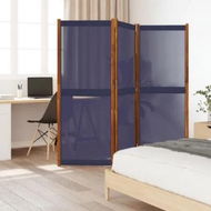 Detailed information about the product 3-Panel Room Divider Dark Blue 210x180 cm