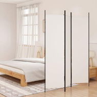 Detailed information about the product 3-Panel Room Divider White 150x200 Cm Fabric