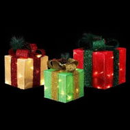 Detailed information about the product 3 PCS Christmas Lights 60 LED Fairy Light Gift Box Jingle Jollys