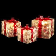 Detailed information about the product 3 PCS Christmas Lights 70 LED Fairy Light Gift Box Jingle Jollys