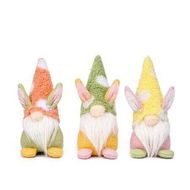 Detailed information about the product 3 PCS Easter Bunny Gnomes Easter Bunny Ornaments Easter Gnomes Decorations for Home Spring Gnomes Plush Elf Dwarf Collectible Figurine