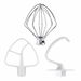 3 Pcs Kit Attachments for KitchenAid Tilt-Head Stand Mixer,Stainless Steel K45WW Wire Whip,K45DH Dough Hook and K45B Coated Flat Blade Paddle with Scraper. Available at Crazy Sales for $29.95