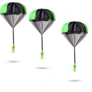 Detailed information about the product 3 Pcs Parachute Toys for Kids, Tangle Free Outdoor Flying Parachute Men Toys for 3 4 5 6 7 8 9 10 Year Old kids Green