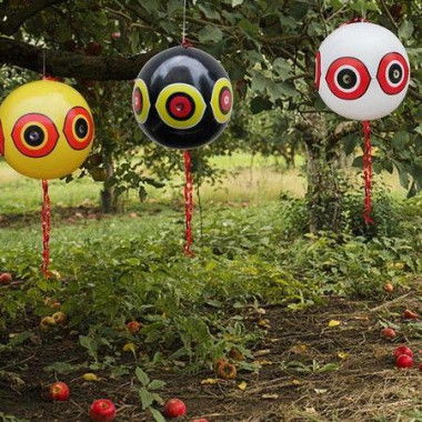 3 PCS Reflective Eyes Balloon Bird Repellent Keep Birds Away From Garden