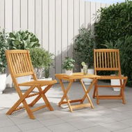 Detailed information about the product 3 Piece Folding Garden Dining Set Solid Wood Acacia