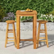 Detailed information about the product 3 Piece Garden Bar Set Solid Wood Acacia