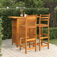 Detailed information about the product 3 Piece Garden Bar Set Solid Wood Acacia