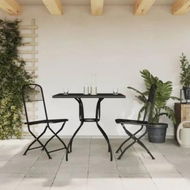 Detailed information about the product 3 Piece Garden Dining Set Anthracite Metal Mesh