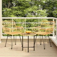 Detailed information about the product 3 Piece Garden Dining Set Poly Rattan