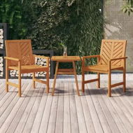 Detailed information about the product 3 Piece Garden Lounge Set Solid Wood Acacia