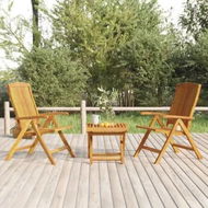 Detailed information about the product 3 Piece Garden Lounge Set Solid Wood Teak