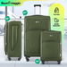 3 Piece Luggage Suitcase Set Soft Carry On Spinner Travel Case Cabin Traveller Bags Expandable Travelling TSA Lock Trolley Rolling Hand Baggage Green. Available at Crazy Sales for $189.96