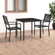 Detailed information about the product 3 Piece Outdoor Dining Set Steel