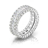 Detailed information about the product 3-Piece Triple Ring Sterling Silver Ring Set