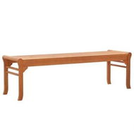 Detailed information about the product 3-Seater Garden Bench 150 cm Solid Eucalyptus Wood