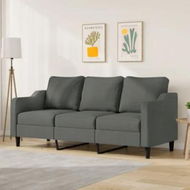 Detailed information about the product 3-Seater Sofa Dark Grey 180 cm Fabric