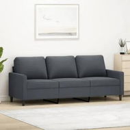 Detailed information about the product 3-Seater Sofa Dark Grey 180 cm Velvet