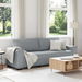 3-Seater SofaÂ Light Grey 180 cm Fabric. Available at Crazy Sales for $419.95