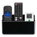 3 Slot Adjustable Remote Control Holder Wall Mount, TV Remote Box Hollow Bottom Slot Easy Phone Charging, for Home Office School, Black. Available at Crazy Sales for $14.95