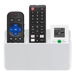 3 Slot Adjustable Remote Control Holder Wall Mount, TV Remote Box Hollow Bottom Slot Easy Phone Charging, for Home Office School, White. Available at Crazy Sales for $14.95