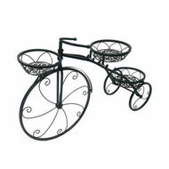 Detailed information about the product 3 Tier Bicycles Plant Stand Metal Flower Pots Garden Decor Shelf RackBlack