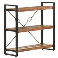 Detailed information about the product 3-Tier Bookcase 90x30x80 Cm Solid Reclaimed Wood