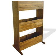 Detailed information about the product 3-Tier Garden Planter Solid Acacia Wood